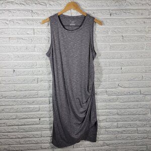 Tek Gear Dry Tek Womens Dress XL Tank Shift Gray Poly Blend Casual GRA21E